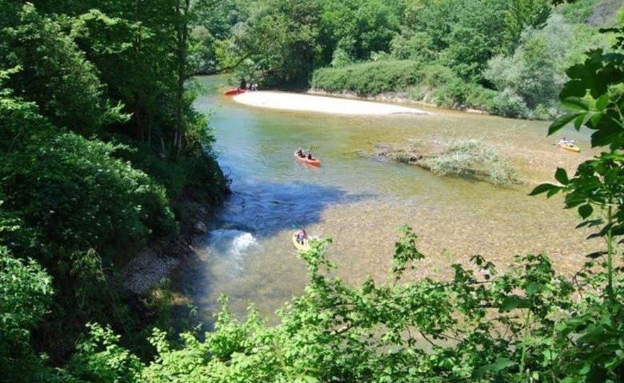 Descenso del Sella en canoa