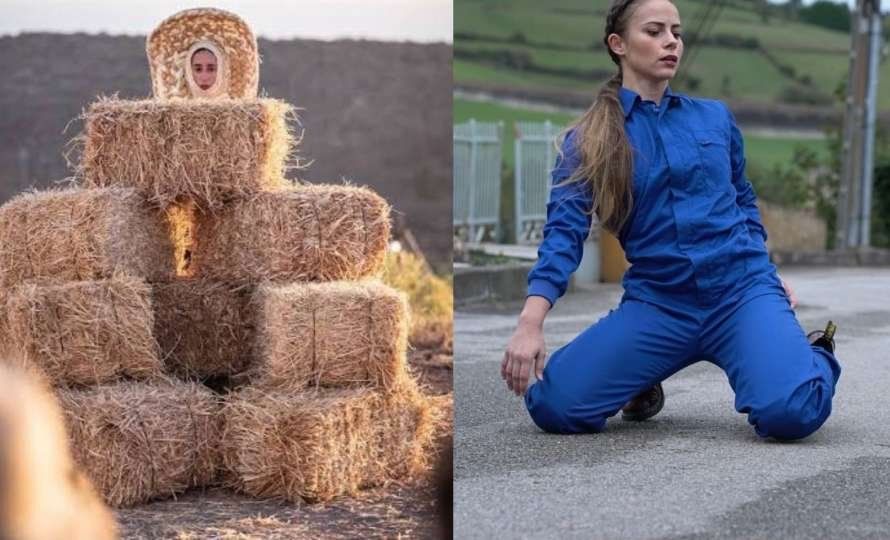 Baile nel camín: Laura Morales, «La nueva bestia» y Gloria Borge Lasarte, «De Villabona y Carboneras»