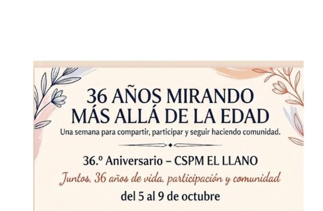 Teatro y música. XXXVI Aniversario del Centro Social Personas Mayores El Llano