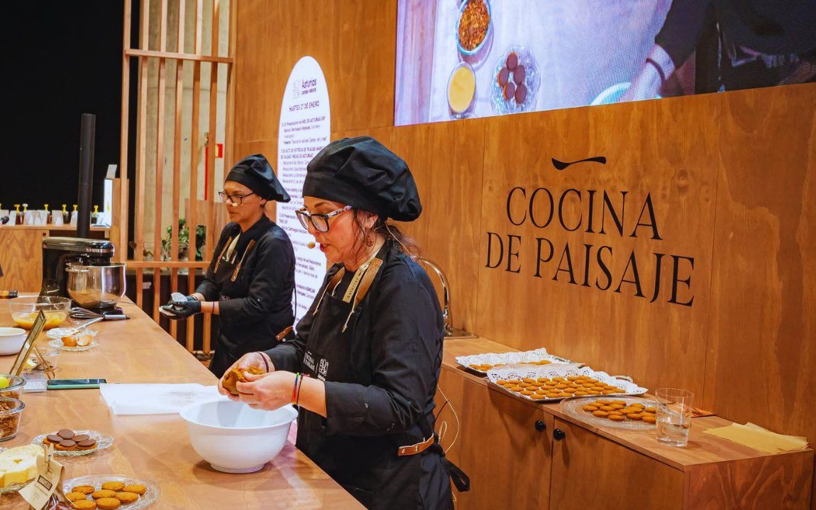 Showcooking Pan y Sidra de Panduru