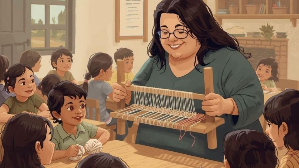 Aprendiendo a tejer de Luci